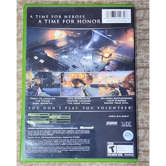 Medal of Honor: European Assault Complete CIB With Manual (Microsoft Xbox, 2005) - Picture 3 of 7
